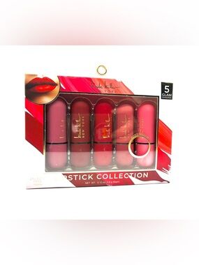 Nicole Miller Red & Pink Lipstick Collection - 5 Glam Shades